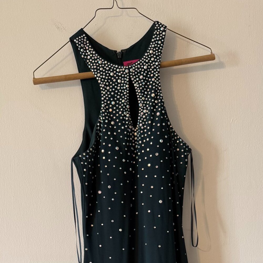 Emerald Green Sequin Prom Dress-Prom/Formal Wear